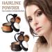 Lot de 2 poudres de racines pour paissir les cheveux pour femmes et hommes couverture longue dur e couverture des cheveux gris poudre avec ponge miroir marron fonc + marron clair - Buy Online on GoSupps.com