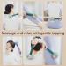 Manual Massage Hammer Set - Colorful Handheld Massage Tool for Back Pain Relief | 26cm 2PCS A - Buy Online on GoSupps.com