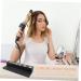Baluue Curling Iron Rack Hair Curler Wall Holder Hairdryer Holder Station Kickstand Stainless Steel Black - Buy Online on GoSupps.com