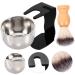 Minkissy Razor Brush Set for Men Hair Razor Soap Cream Bowl & Holder Perfect Shaving Solution for Beard Care - Buy Online on GoSupps.com