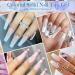 U-shinein 4 x 10 ml Solid Nail Glue Gel - Perfect for Acrylic & Press-On Nails | 2 Transparent + 2 Apricot Tips | Nail Art Manicure Essential - Buy Online on GoSupps.com