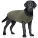 Hjumarayan dog sweater - washable dog sweater large dogs elastic thin dog sweater striped dog shirt elastic dog sweater for medium -sized large dogs (green xxl) xxl military green