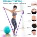 Beenax Blue Resistance Bands for Muscle Building and Flexibility - Perfect for Yoga, Pilates, Strength Training - Men & Women - Buy Online on GoSupps.com