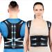 Back Brace Posture Corrector for Women and Men Adjustable Full Back Support Lumbar Back Posture Corrector Back Pain Relief Hump Corrector (Medium)