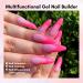 Makartt Poly Nail Gel 50ML Builder Gel for Nail Extension - White Pink Nude Clear Rosy Gel - Technician Starter DIY Salon Design - Fondant Pink - Buy Online on GoSupps.com