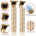 Goldseaside Pro T Clippers Trimmer | Cordless Electric Li Trimmer | Rechargeable Baldheaded Hair Clipper for Men - Gold - Buy Online on GoSupps.com