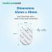 Tens Electrode Pads - Oval Self-Adhesive Electrodes (Pack of 4) for Omron E2 & E4 - 2.2mm Bolt Connection - Buy Online on GoSupps.com