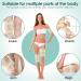 PoDhey 4Pcs Elbow Oil Pack Set Washable Reusable Leg Essential Oil Wrap Mess-Free Oil Pack Wrap with Adjustable Elastic Straps Soft Bamboo Flannel Oil Pack Leak-Proof for Elbow Leg Arm A Picture money khaki - Buy Online on GoSupps.com