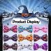 BIPY Halloween Dog Bowties for Pet Small Dogs Cats Puppy Bow Ties Necktie Adjustable Slides Collars Assorted Styles for Party Grooming Accessories 4.5x9cm 10pcs - Buy Online on GoSupps.com