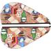 Super Absorbent Microfiber Hair Towel Wrap for Women - Gnomes Books Tea Cups Design | Quick Dry Coral Velvet for Long & Curly Hair - Buy Online on GoSupps.com