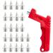 22 pieces spare dorn spike sprint replacement spikes sports shoes spike-nails with spike wrench for sports shoes rubber track 100-400 meters sprint length 7 mm diameter 5 mm