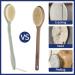 Long Handle Back Brush for Shower - Foldable & Mold Resistant | Wet/Dry Brushing | Men & Women - Buy Online on GoSupps.com