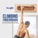 Yes4All Wooden Hang Board/Climbing Board - Hand Strengthener for Finger Grip and Pull Up Training - Espresso - Buy Online on GoSupps.com