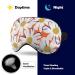 LynaRei Modern Floral Sleeping Mask - Adjustable Blindfold for Blocking Lights - Style-5 - Buy Online on GoSupps.com