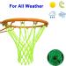 Nightlight Basketball Net  Glow in The Dark Basketball Net  Basketball Hoop Net Replacement  Anti Whip Net Heavy duty basketball net  Luminous Basketball Net  basketball net Outdoor Sun Powered Sports - Buy Online on GoSupps.com