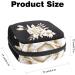 Gold Rose Sanitary Napkin Storage Bag | Menstrual Cup & Tampon Pouch | Portable Period Bag for Women & Teen Girls | Multi-colored - Buy Online on GoSupps.com