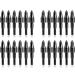 JIAKAI Black Screw-in Archery Bullet Points Arrow for Field Target Practice Shooting,100 Grain Each 24 Piece