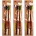 Zumaha compactly biodegradable environmentally friendly toothbrush man toothbrush to protect sensitive gums 6-pack travel toothbrushes unisex ergonomic