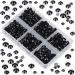 Bulk 6000 Black Non Hotfix Rhinestones Set with Tools for Nail Art & DIY Crafts - Buy Online on GoSupps.com