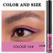 HISUNBEN Matte Liquid Eyeliner Neon Rainbow Colorful Eyeliner Pencil Waterproof Long Lasting Smudge Resistant Eye Liners Makeup Gift for Women Light Pink - Buy Online on GoSupps.com