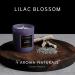 Aroma Natural Luxury Fragrance Candle - 215g Soy Wax 35 Hours Burn Lilac Blossom Purple Flower Home Decor & Gift Ideas - Buy Online on GoSupps.com