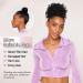 Dark Chocolate Brown Messy Bun Hairpiece | Elastic Drawstring Loose Wave Curly Ponytail Extension | Synthetic Hair Bun for Women Daily Use - Buy Online on GoSupps.com