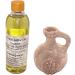 Holy Land Market Crusaders Clay lamp/Jug with Anointing oil - 250 ml (8.5 fl. oz.)