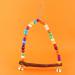 Yosoo Health Gear Wooden Parrot Swing Toy for Parakeets and Budgies | Hanging Perch for Parrot Cage - Buy Online on GoSupps.com