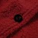 Hanxiulin Women's Fleece Plush Jacket - Fluffy Warm Zipper Wool Sweater | Winter Color Variants | Loose Slim Light Quilted Trench Coat 4XL Red - Buy Online on GoSupps.com