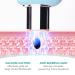 FOREO Kiwi Whitehead & Blackhead Remover Tool - Facial Vacuum for Face & Nose Pore - Pimple Popper Device with Anti-Blemish Light - Arctic Blue - Buy Online on GoSupps.com