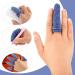Finger Bandage Finger Roll Tubular Bandage Finger Cots Dressings - 40 Pcs, Blue & White - Protects Finger Tips from Sprains and Swelling - 9.3 * 1.2 Inch - Buy Online on GoSupps.com