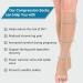 Open Toe Medical Compression Socks for Women & Men - S/M/L/XL/XXL (1 & 2 Pair) with Laundry Bag - Beige - Buy Online on GoSupps.com