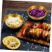 Milisten 3 Pcs Seasoning Dish Portion Cups Sauce Dipping Bowls Mini Dessert Bowl Metal Sauce Dish Salad Dressing Cruet Mini Saucers Dishes Dip Bowls Stainless Steel Server Round - Buy Online on GoSupps.com