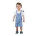 KIDSCOOL SPACE Baby Girl Boy Jean Overalls Toddler Summer Denim Shortall 12-18 Months Blue-2037