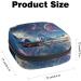 Menstrual Bag with Zipper - Alien Planet | Stylish Ladies Napkin & Tampons Pouch for Women & Girls - International Shipping Available - Buy Online on GoSupps.com