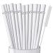 12 Pieces 11 Inches Clear Reusable Plastic Straws for Tall Cups, Tumblers and Mason Jars, BPA-Free Drinking Straw with 1 Cleaning Brush, NOT DISHWASHER SAFE 11 Inch (Pack of 12)