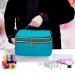 YARWO Nail Polish Organizer Case - Holds 36 Bottles - Double-Layer Travel Bag for Manicure and Pedicure - Teal (Bag Only) - Patent Pending - Buy Online on GoSupps.com