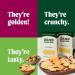 ZENB Cracker Bites - Gluten Free Healthy Snacks for Adults - Vegan Snack Variety Pack with 6g Protein per Serving x3 Delicious Flavours (3x120g boxes) - Buy Online on GoSupps.com