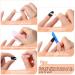 48 Matte Coffin False Nails Set with Glue, Files & Wooden Stick - Black | Women's DIY Nail Art Kit - Buy Online on GoSupps.com