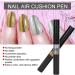 2 colors/set Chrome Air Cushion Nail Powder Pen Manicure Cushion Magic Pen Nail Glitter Mirror Powder Pen Manicure Tool for Home and Nail Salon - Buy Online on GoSupps.com
