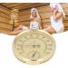 2-in-1 Sauna Hygrometer & Thermometer - Wall-Mounted Aluminum Hydrometer for Home Garden Greenhouse Spa - Buy Online on GoSupps.com