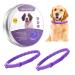 Xoelle calming collar for dogs 2 pack adjustable Calming Collar for Dogs sedative collar 60 days of protection fear stress stress pheromon debris collapse for large medium dogs