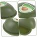 PRETYZOOM Crisper Tray 4pcs Holder Food Fruit Individual Shape Container Fresh Tomato Avocado Plastic Keeper Fridge Chillpod - Buy Online on GoSupps.com