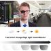 Buy +1.5 Brown Reading Glasses - UV400 Computer Glasses Resin Lenses with Spring Hinges Unisex Reading Aid for Eye Strain Relief - Buy Online on GoSupps.com
