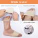 2 Pair Soft Gel Metatarsal Pads for Ball of Foot Pain Relief - Ideal for Mortons Neuroma, Metatarsalgia, Calluses, Blisters - Men and Women - Beige - Buy Online on GoSupps.com