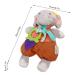Soft Plush Newborn Cuddly Toy - Sensory Elephant Doll with Bite Ring for Baby Sleep & Comfort - Buy Online on GoSupps.com