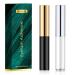 Lanciley False Eyelash Glue False Eyelash Glue with White and Black Applicator Brush Waterproof and Strong Hold False Eyelash Glue 3g*2