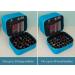 ButterFox Nail Polish Carrying Case - Sky Blue | Organize 60-70 Bottles | Manicure Accessories Storage Bag - Buy Online on GoSupps.com