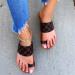 Summer Stylish Women's Orthopedic Bunion Corrector Sandals - Comfy & Lightweight Hallux Valgus Flip Flops for Plantar Fasciitis - Size 5.5 Brown - Buy Online on GoSupps.com