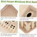 Exceart Wooden Birdhouses for Painting - DIY Bird Nest Kits - Handcrafted 14x13cm Bird Hut for Kids & Crafts - Buy Online on GoSupps.com